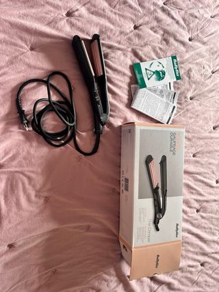Plancha BaByliss para crimpar el pelo