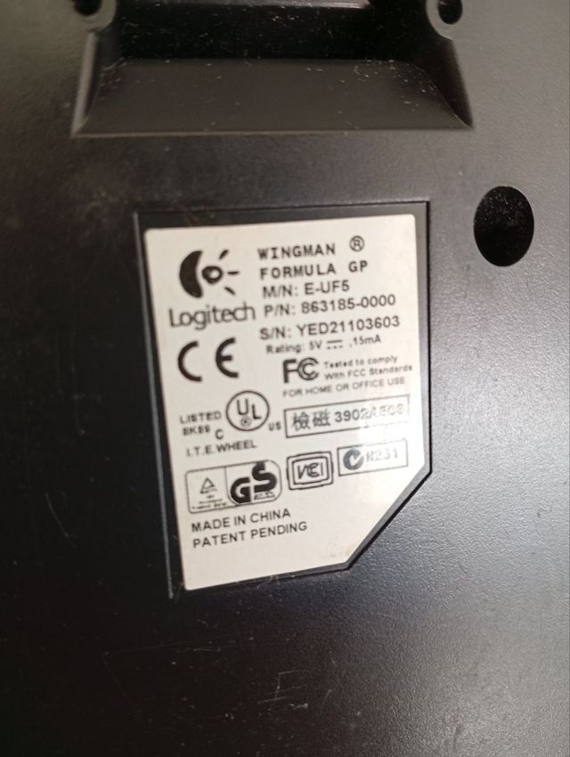 Volante Logitech Wingman Formula GP PC