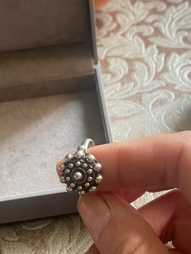 Anillo de plata