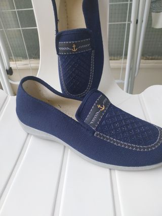 Zapatillas caballero playeras lona