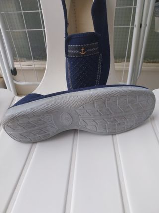 Zapatillas caballero playeras lona