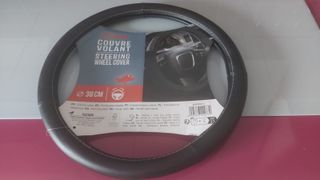 Funda de volante de coche negra nueva