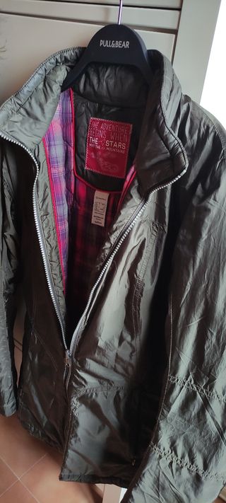 Parka de montaña impermeable, abrigo, chaquetón S