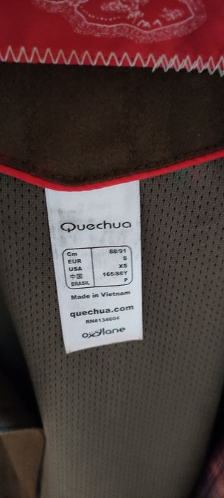 Parka de montaña impermeable, abrigo, chaquetón S