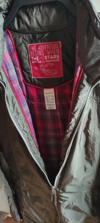 Parka de montaña impermeable, abrigo, chaquetón S