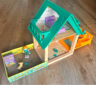 Juguete Hape Set Centro veterinario amigos peludos