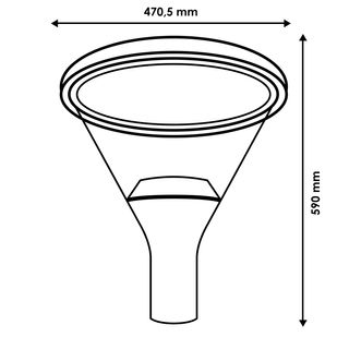 Farola Solar Led Joy Para Alumbrado Público
