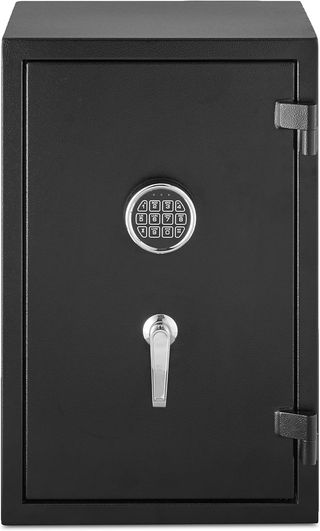 Caja fuerte ignífuga Amazon Basics 