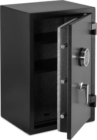 Caja fuerte ignífuga Amazon Basics