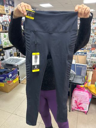 Mallas ajustadas Spyder Moto en azul marino