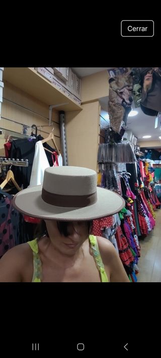 Sombrero de cordobés. 