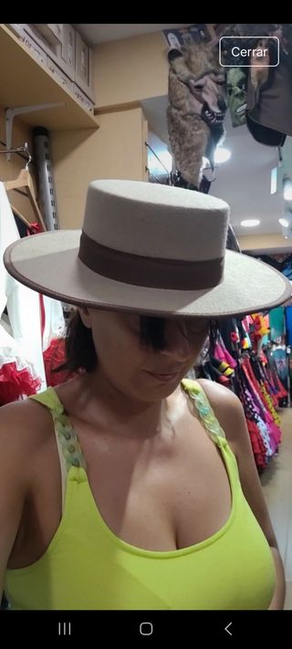 Sombrero de cordobés. 