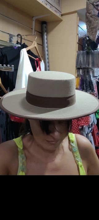 Sombrero de cordobés. 