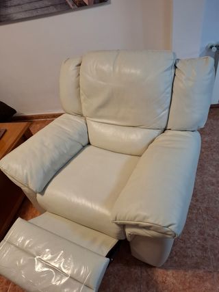 SILLON PIEL RECLINABLE