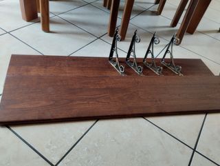 Mensole in legno complete