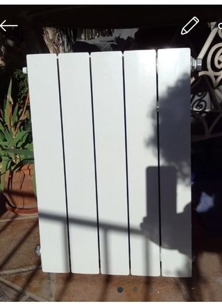Radiador aluminio calefacción central