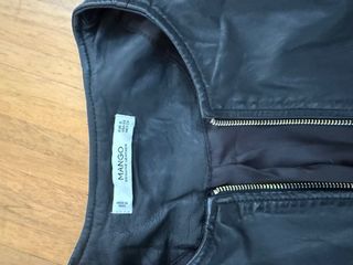 Chaqueta piel mango 