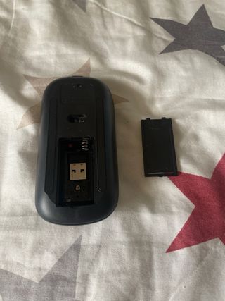 Mouse inalambrico a pilas