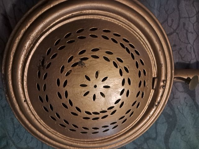 Calentador latón cama vintage, ppo. S. XIX