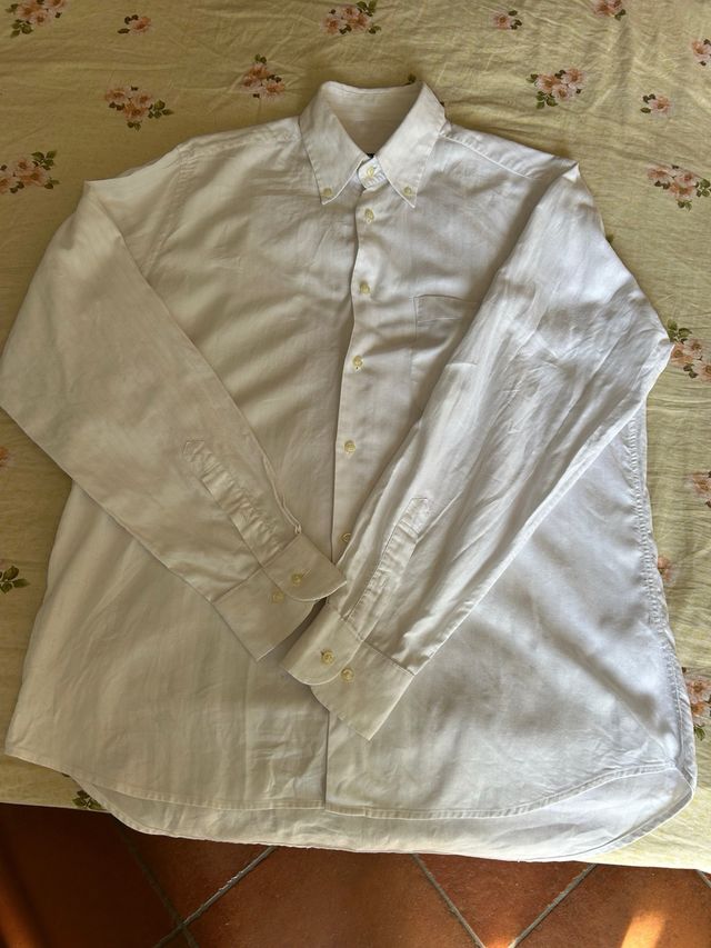Camicia uomo P. NAME bianca in cotone