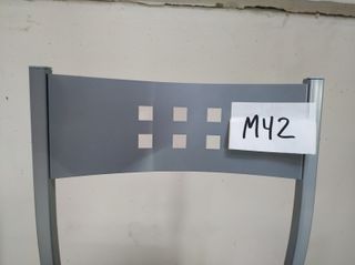 🖤 Lote de 2 sillas negras de polipiel montadas  