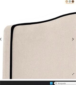 Cabecero Habitarehome para cama de 135 cm