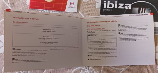 Manual del usuario Seat Ibiza 6L.