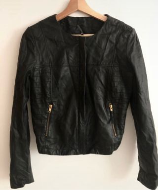 Cazadora de cuero talla S