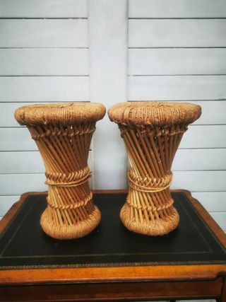 Taburetes pequeños. Caña. Precio unidad