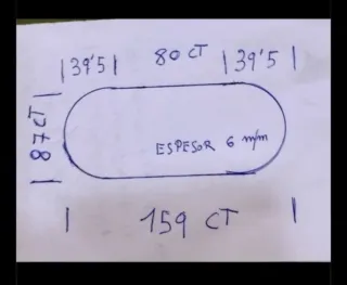 Cristal,para,mesa,ovalada,