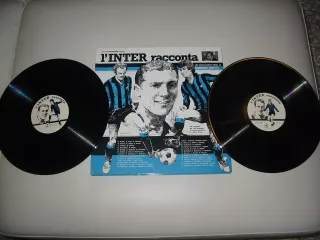 CARTONATO L'INTER RACCONTA + 2 Dischi in vinile