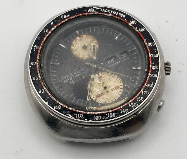 SEIKO UFO 6138 0012 MENS SS CHRONOGRAPH AUTO