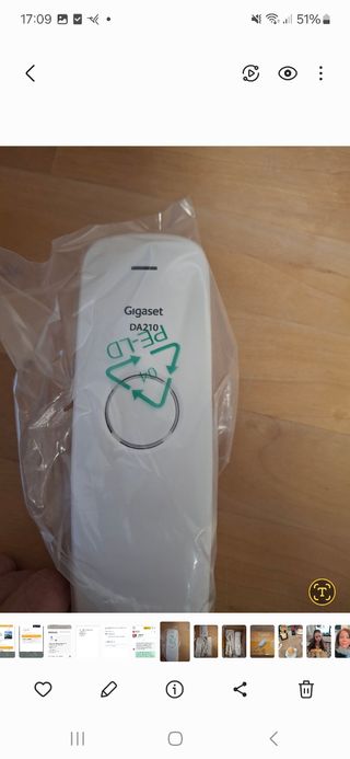 Teléfono fijo Gigaset Da210