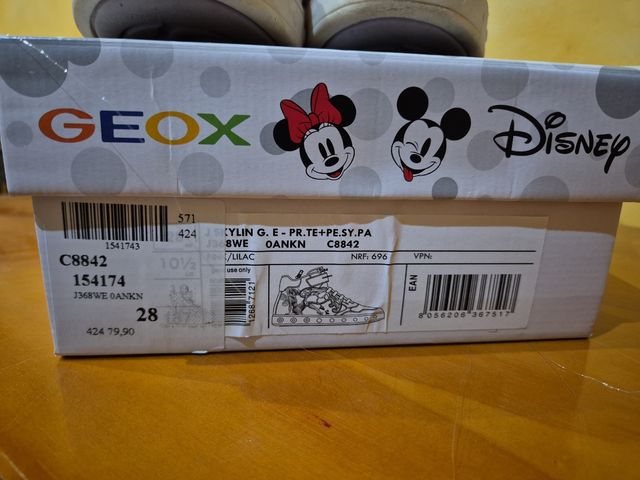 Zapatillas Geox talla 28 niña