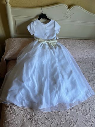Vestido de comunión con canacan