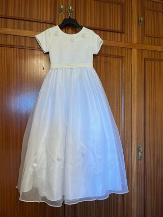 Vestido de comunión con canacan