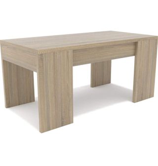 Mesa de centro elevable