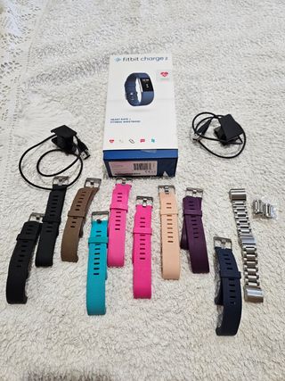 Cargador y correas reloj Fitbit Charge 2