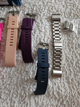 Cargador y correas reloj Fitbit Charge 2