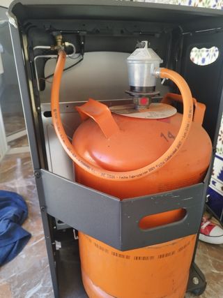 Estufa de gas. Regalo bombona