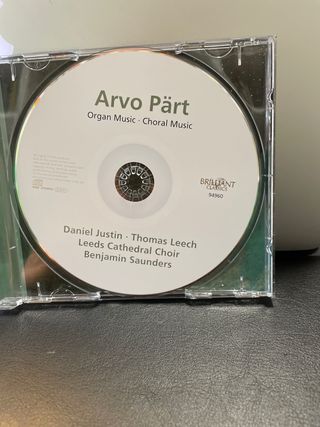 Arvo part. Organ and choral music