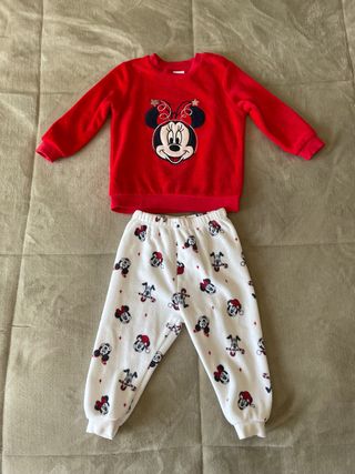 Pigiamino di Minnie invernale neonata