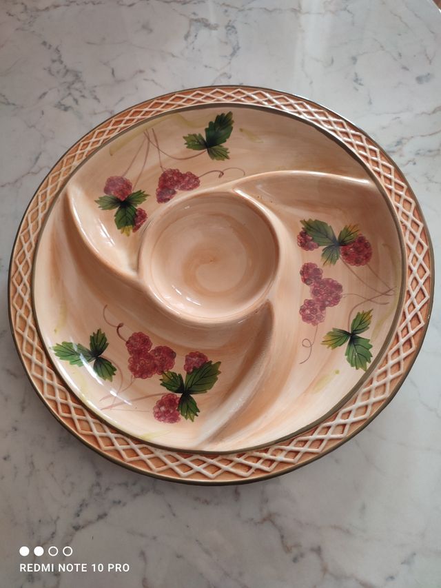 Antipastiera in ceramica