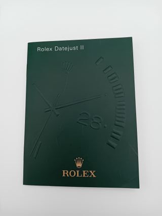 Original RLX Datejust II Manual Instrucciones