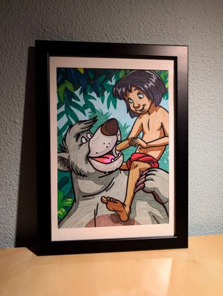 Cuadro ilustración Disney - El Libro de la Selva