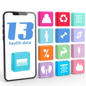 Báscula digital inteligente con análisis corporal.