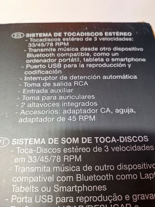 Tocadiscos Estéreo Vintage