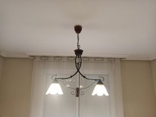 Lampara de techo de forja