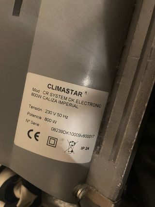 Radiador Climastar 800W