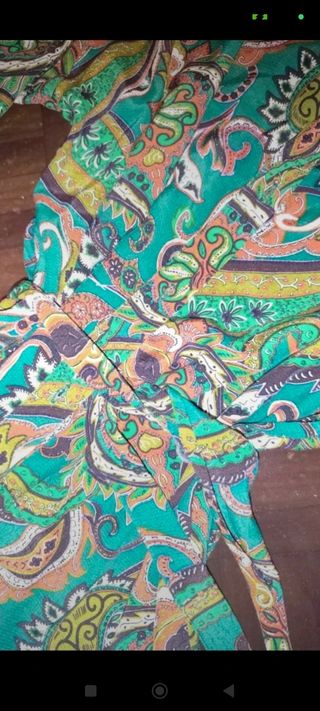 Vestido camisero estampado zara